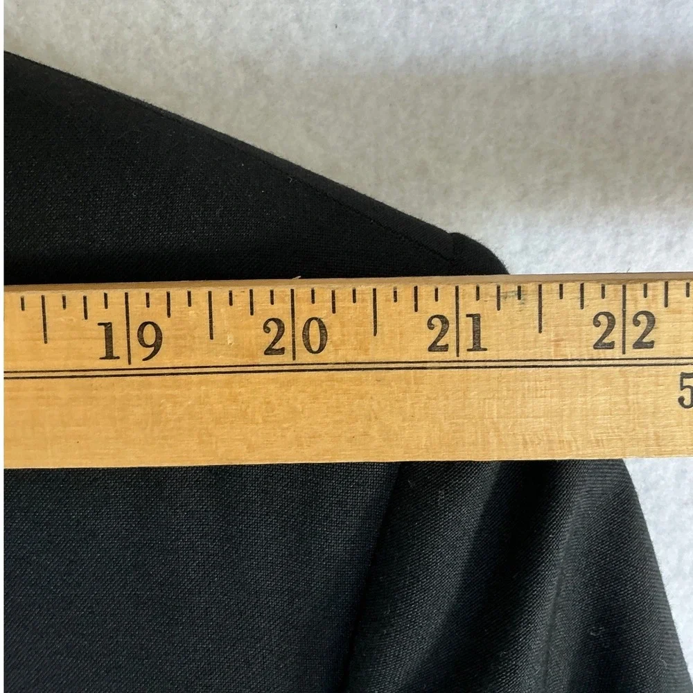 Cricketeer Tuxedo Jacket Mens 48R Black Wool Peak Lapel Vintage Single Button